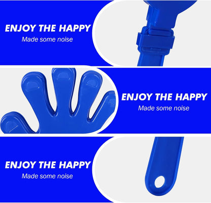 20 Pcs Hand Clappers Noisemakers 7.5 Inch Clappers Noisemakers Plastic Hand Clappers for Birthdays Game Football Sporting Events Cheers Supplies Dance Basketball Football Noisemakers(Purple)