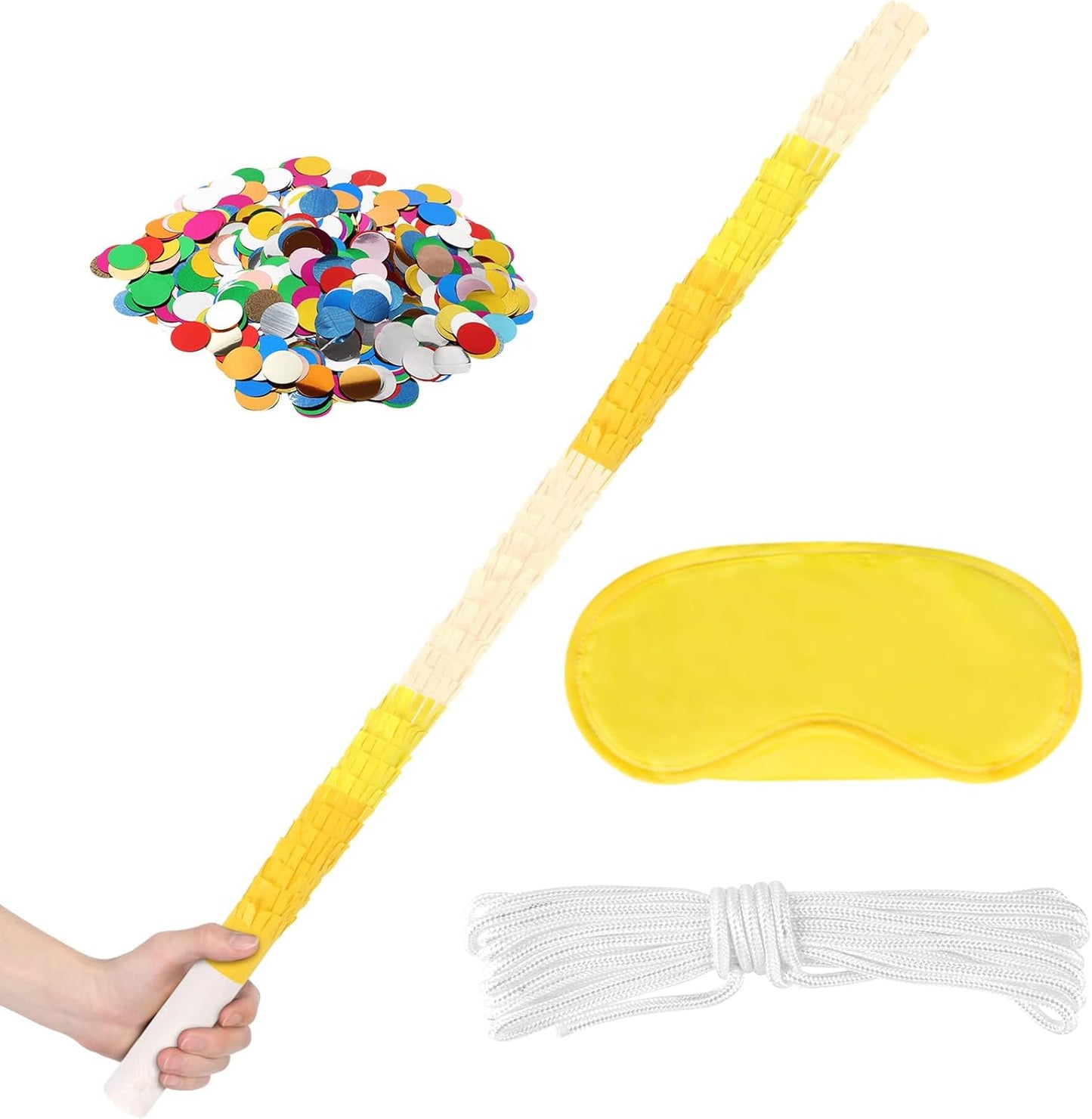 Easter Bunny Pinata Funny Bunny Egg Pinata with Blindfold & Stick for Birthday Decorations Easter Party Supplies Spring Decorations