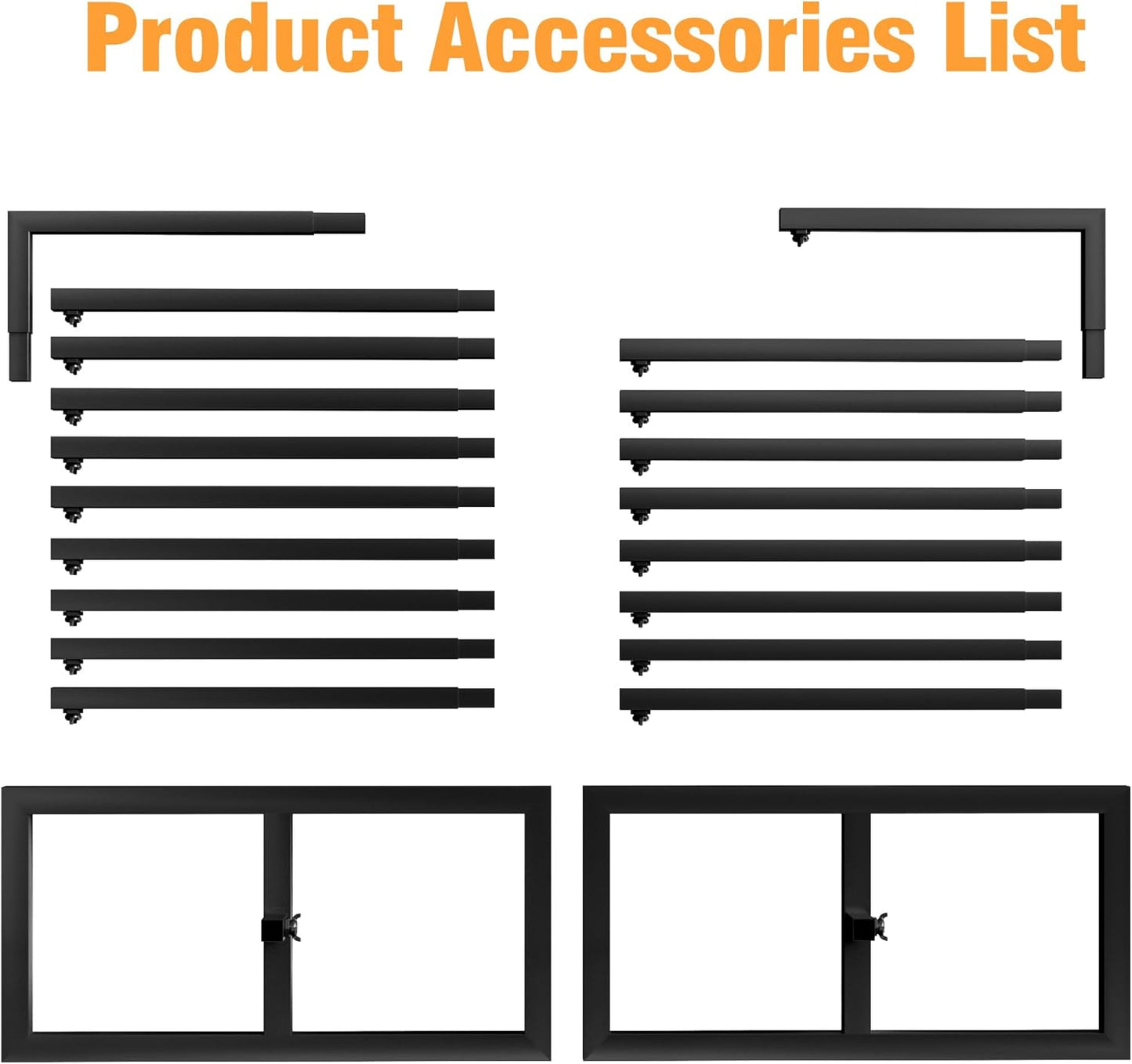 Putros Heavy Duty Backdrop Stand 8ft x 8ft Gold Pipe and Drape Kit Adjustable Metal Backdrop Sand for Wedding Photobooth Exhibition Decoration
