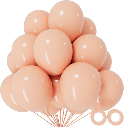 110pcs Black Balloon 12 inch, Black Latex Balloons for Birthday Party Baby Shower Wedding(with 2 Ribbons). - Colors A