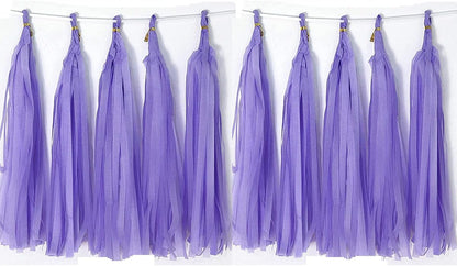 Tissue Paper Tassels Paper Tassel Garland Banner Table Decor Party Tassels Banner Wedding Birthday Baby Shower Nursey Party Decorations Supplies (20, Rose Gold+Pink+Rose Red+Lt-Pink)