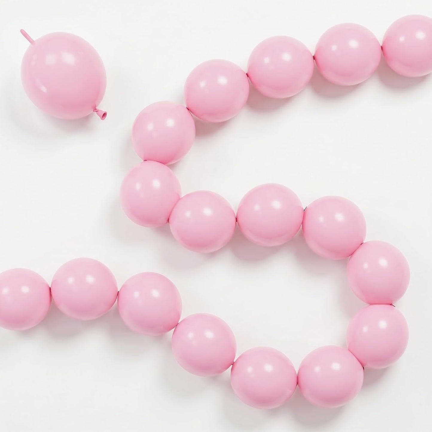 Gold Quick Link Balloons, 60PCS Linking for Balloon Wall Arch Chains, 6inch Linkable for Wedding Birthday Baby Shower Engagement Graduation Party Decorations