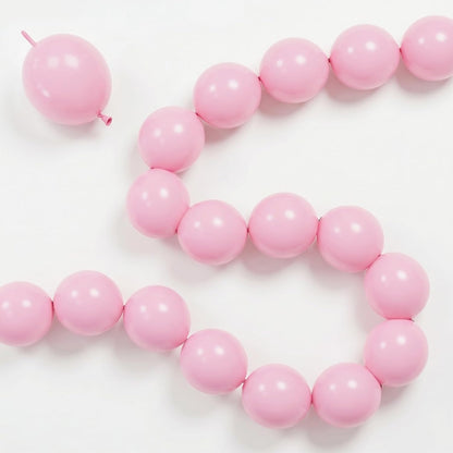 Gold Quick Link Balloons, 60PCS Linking for Balloon Wall Arch Chains, 6inch Linkable for Wedding Birthday Baby Shower Engagement Graduation Party Decorations