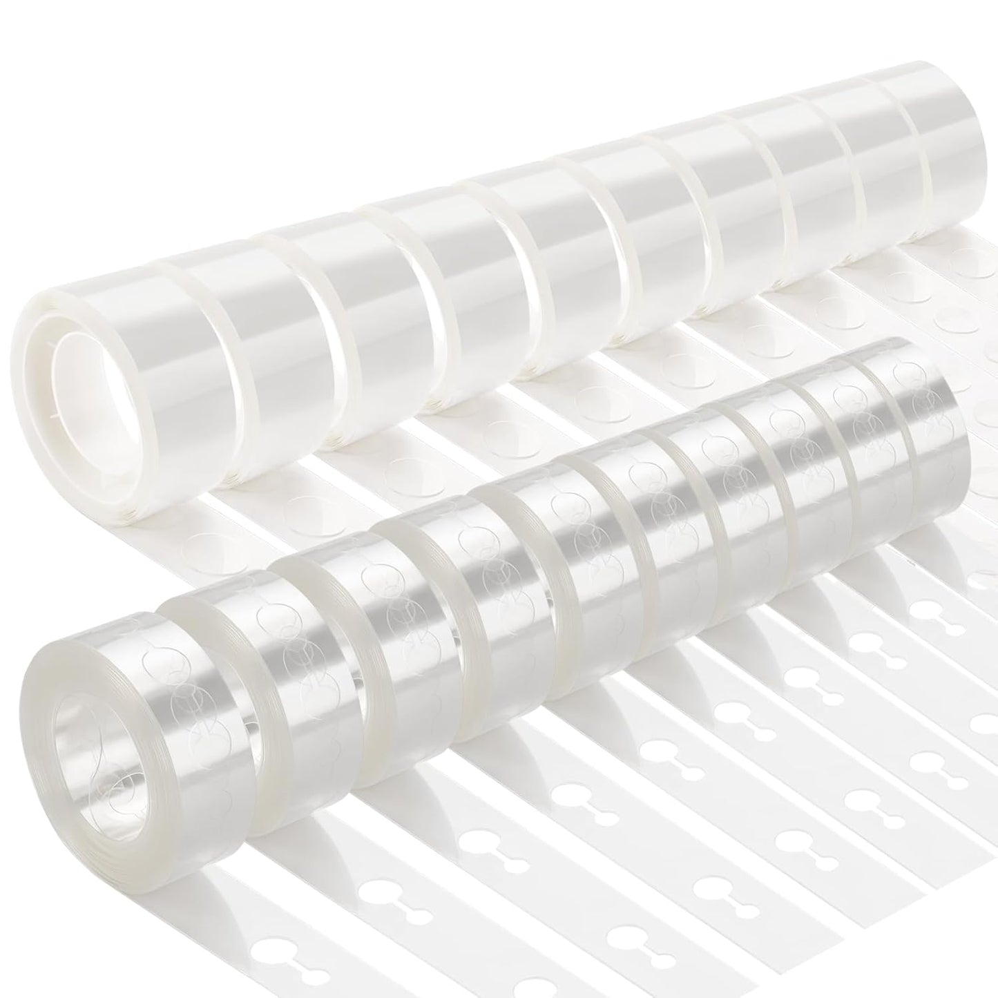 KICNIC Balloon Arch Strip Kit for Garland, 32.8 Feet Balloon Tape Strips and 200 Glue Point Dot Stickers for Party Wedding Birthday Baby Shower Graduation Decorations