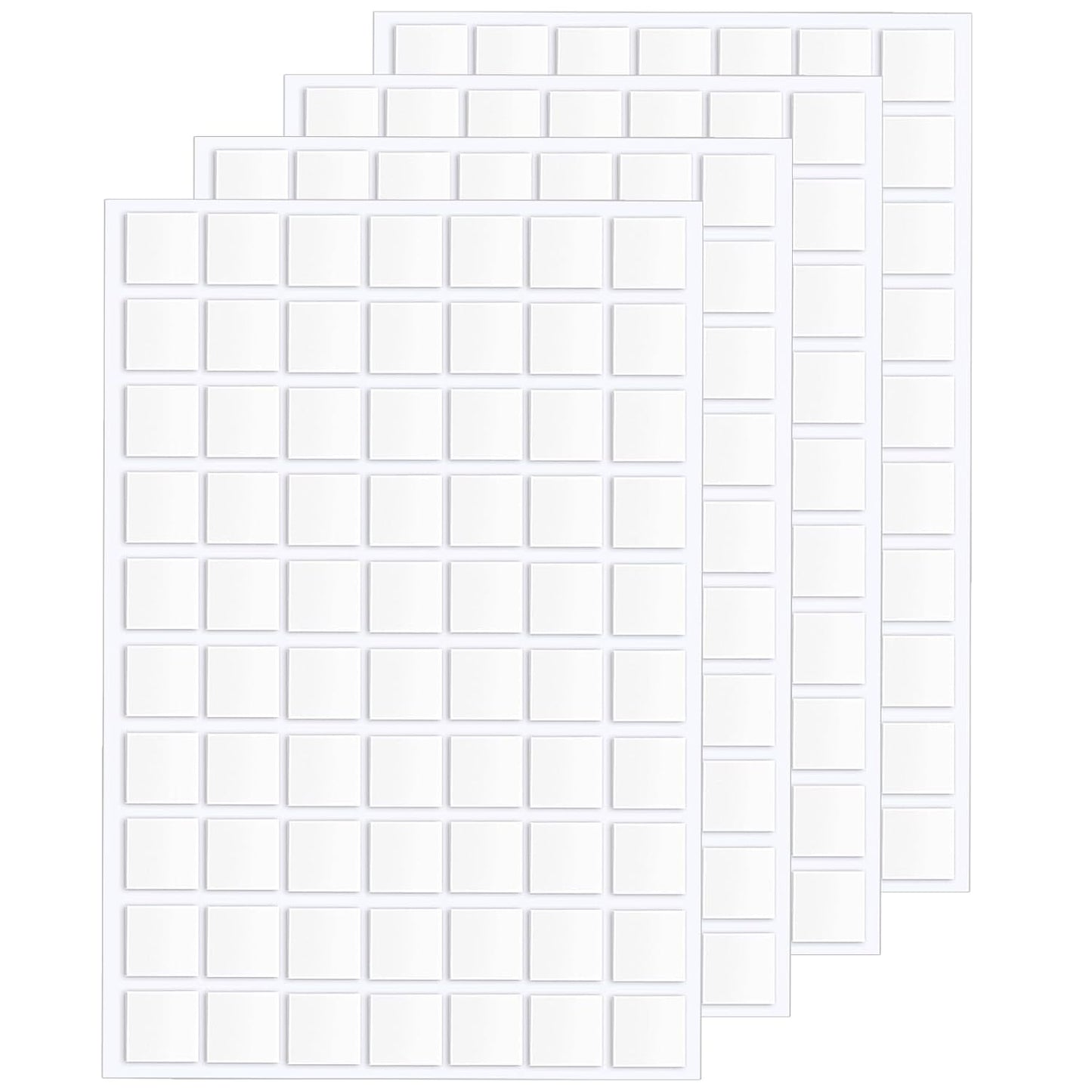 JANYUN 140 Pieces Adhesive Dots,Removable Round Putty Clear Tack No Trace Small Tape Stickers for Wall Hanging Festival Poster Office Party Decoration Picture Crafts