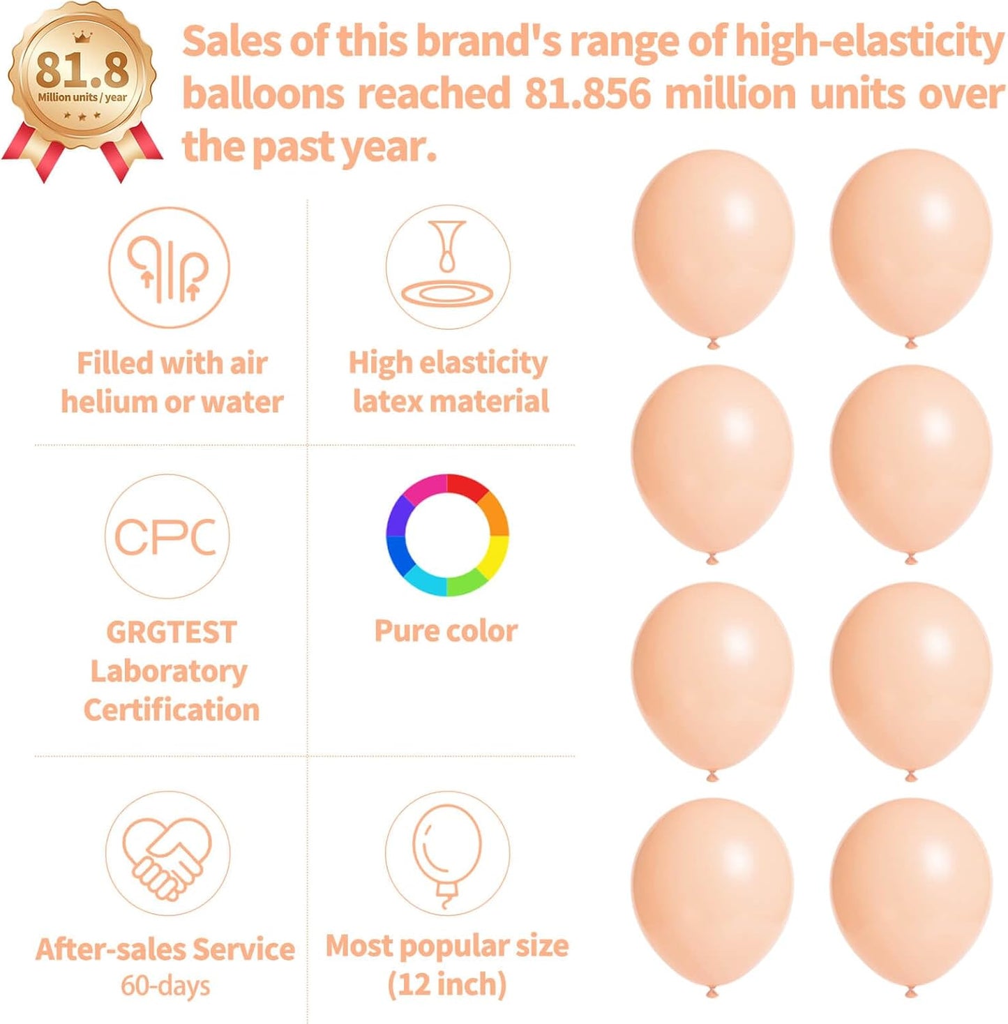 110pcs Black Balloon 12 inch, Black Latex Balloons for Birthday Party Baby Shower Wedding(with 2 Ribbons). - Colors A