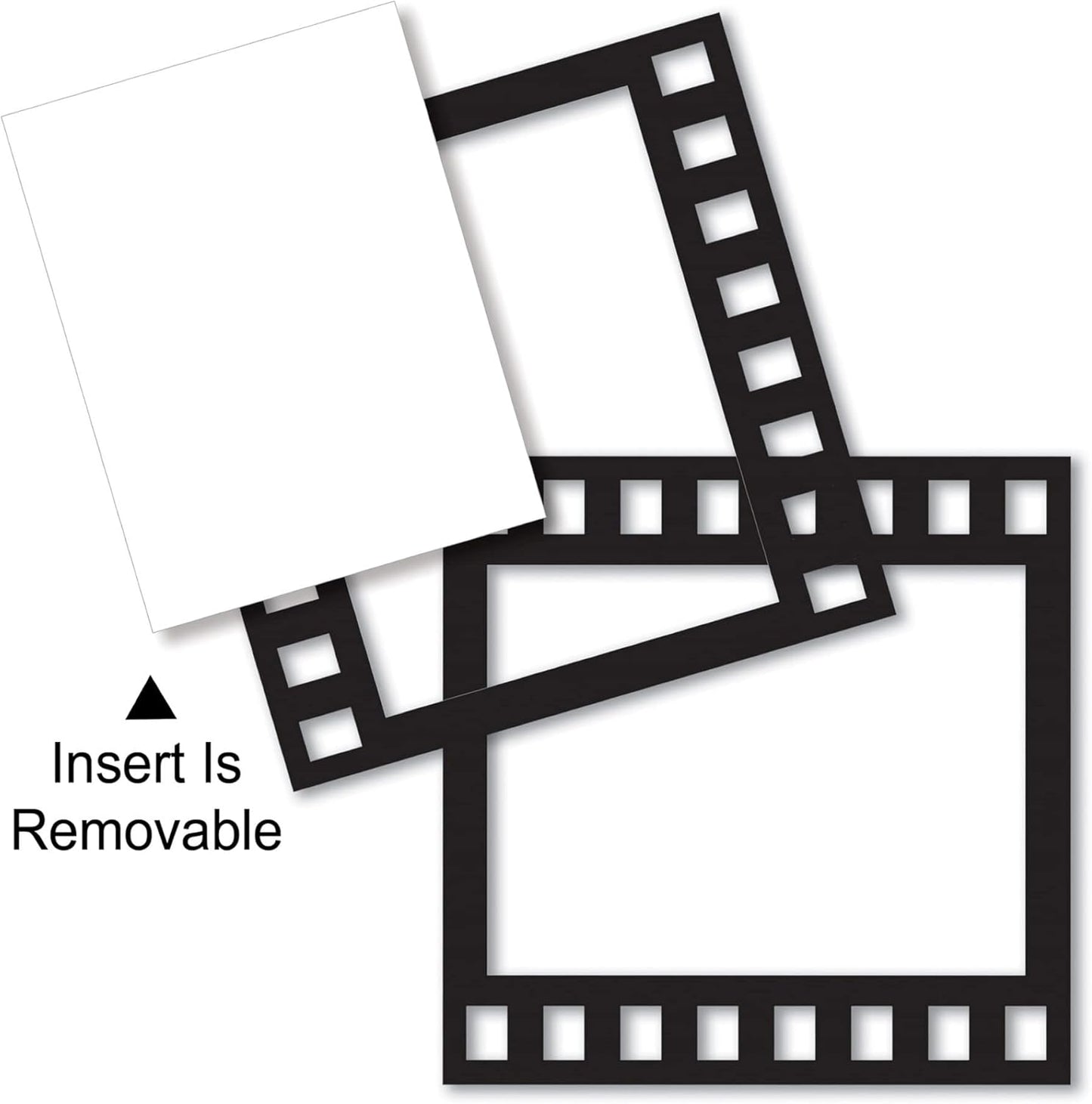 Beistle Black 5 Piece Filmstrip Photo Fun Frames, 12"
