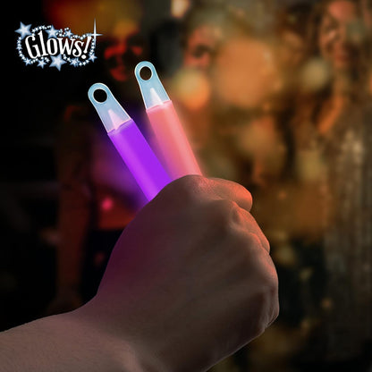 Glow Fever Glow Sticks 100pk Premium Glow In The Dark Light Up with Lanyards, For Party Supplies, Party Favors, Birthday, Halloween, Super Bright, Lasts Up to 12 hrs
