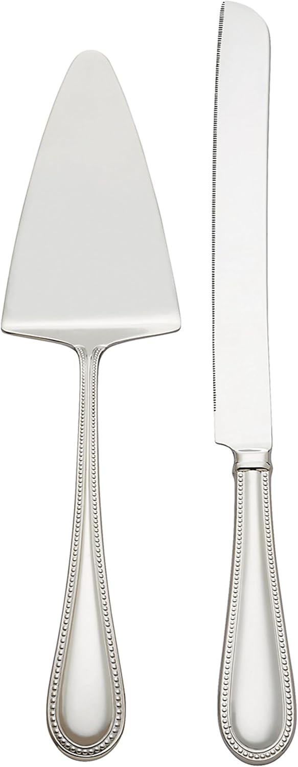 Reed & Barton Lyndon 2pc Dessert Set, 0.8 LB, Metallic