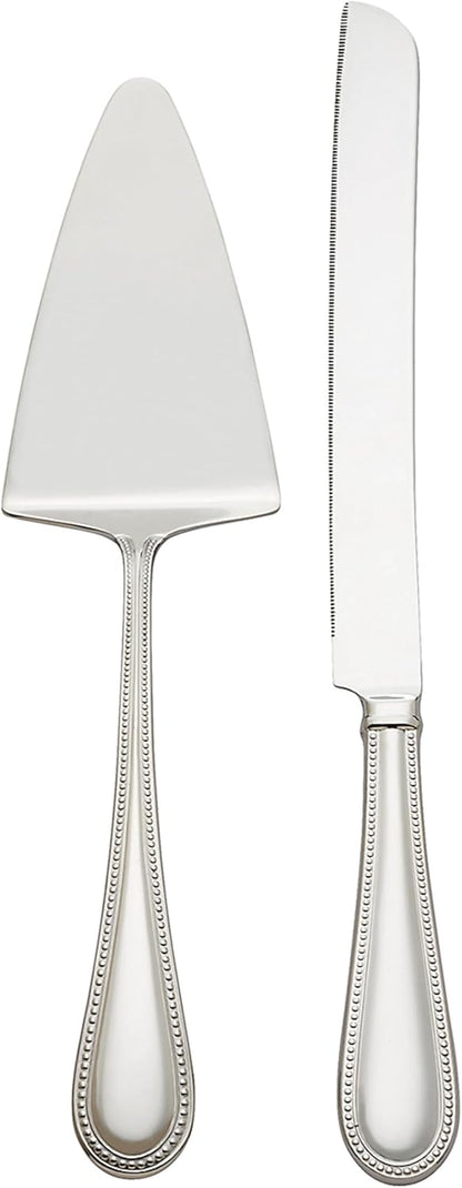 Reed & Barton Lyndon 2pc Dessert Set, 0.8 LB, Metallic