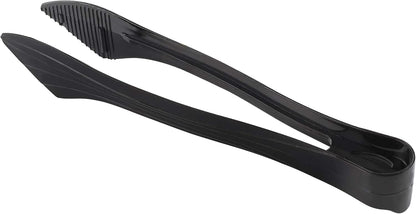 PARTY BARGAINS 8.5″ Clear Plastic Serving Tongs 12-Pack – Heavy-Duty Disposable & Reusable Kitchen Tongs for Parties BBQ Buffet Salad Appetizers Catering