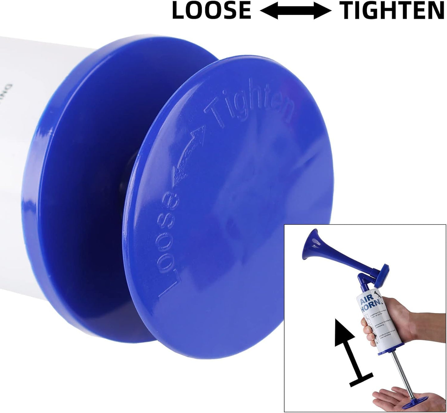 Air Horn for Boat Graduation Party Sports Events Beer Horns Dog Air Horn Self Defense Portable Air Pump Horn(ABS large handheld horn)