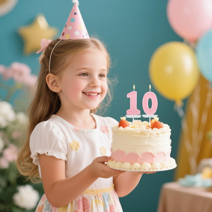 Pink Number One Birthday Candles, Romantic Cake Glitter Pink Number 1st Candles Anniversary Cake First Topper Decoration Cute Birthday Party Supplies for Wedding Anniversary Celebration Supplies (1)
