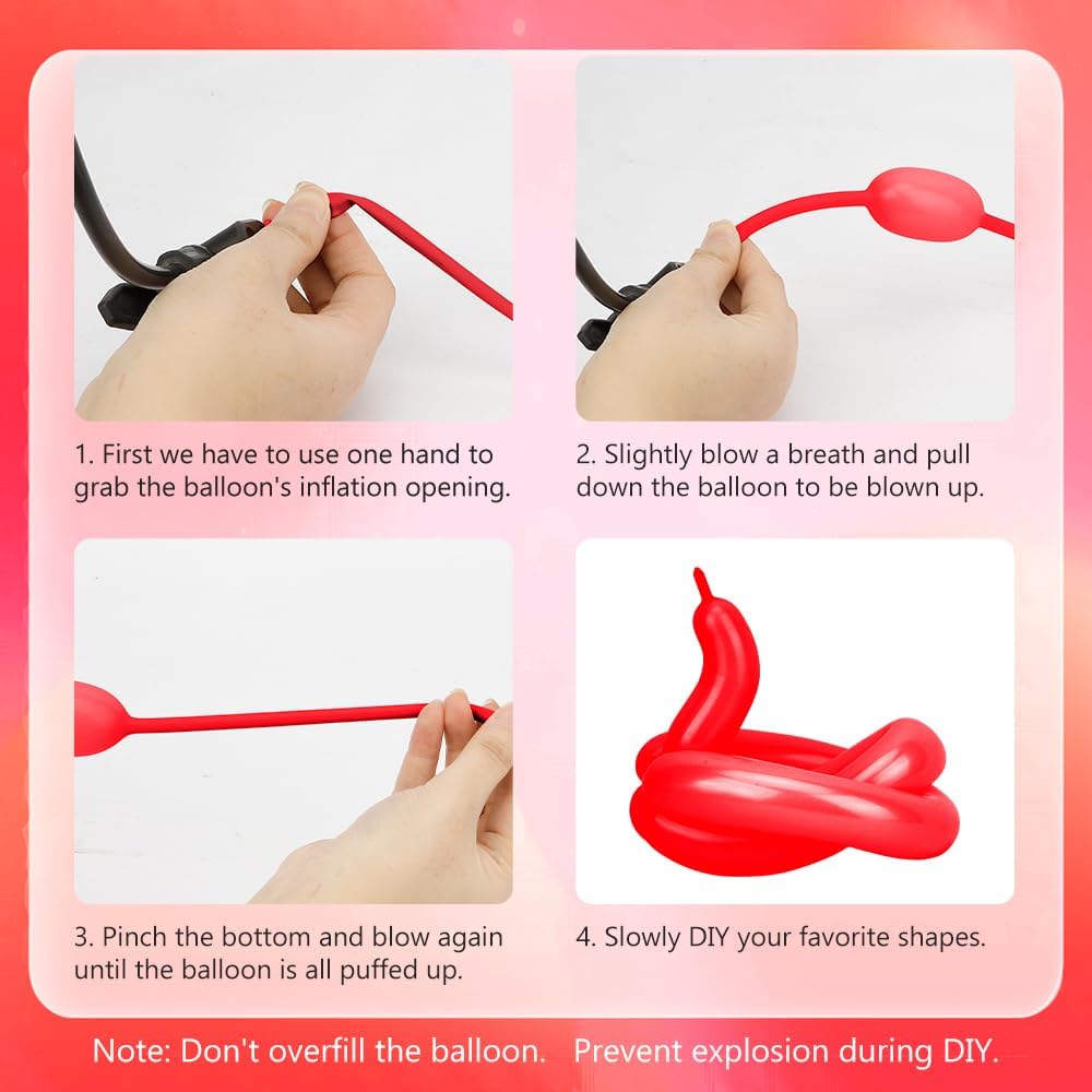 260 Balloons Clear 100 Pcs Long Balloons For Tying Balloon Arch Back To School Animal Balloon Clear 260 Globos Largos Para Hacer Figuras Birthday Valentines Party Decor