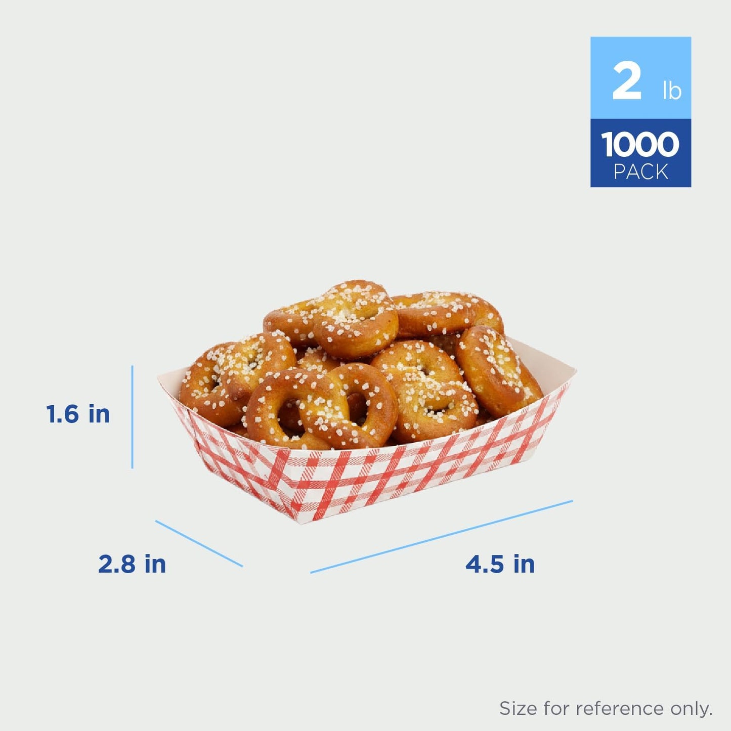 Karat Paper Food Trays Disposable [2 LB - 1,000 ct] Sturdy Food Boats, Leak Resistant | Ideal for Snacks, Nachos and Finger Foods
