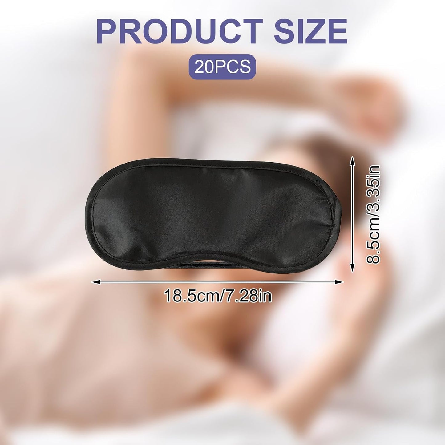 20 Pcs Blind Folds for Game, Blind Fold for Women Men
