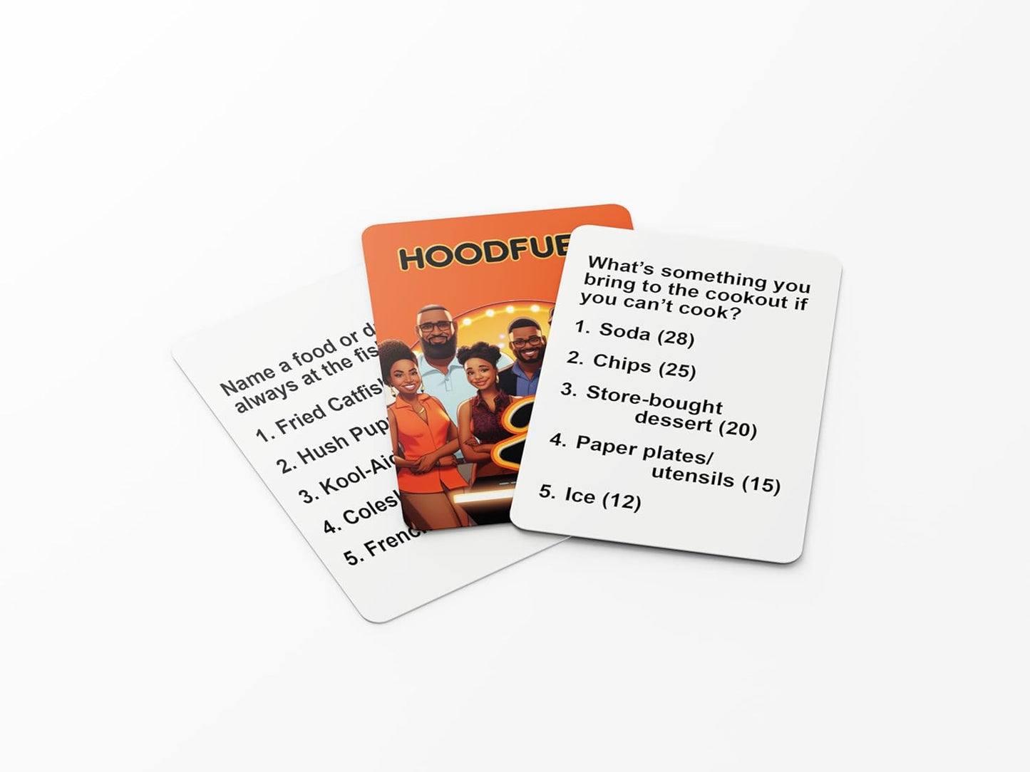 HoodFued : The Ultimate Family Trivia Card Game - A Culture-Centric Game That Brings Friends and Family Together for Fun and Knowledge and More Fun Than The Hood Charades Game for Family or Tabu