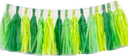 30pcs Paper Tassels Garland Banner Tissue Paper Tassel DIY Hanging Paper Decorations Party Tassel Garland Decor Baby Shower Nursery Wedding Festival Baby Shower Decoration(30, White)