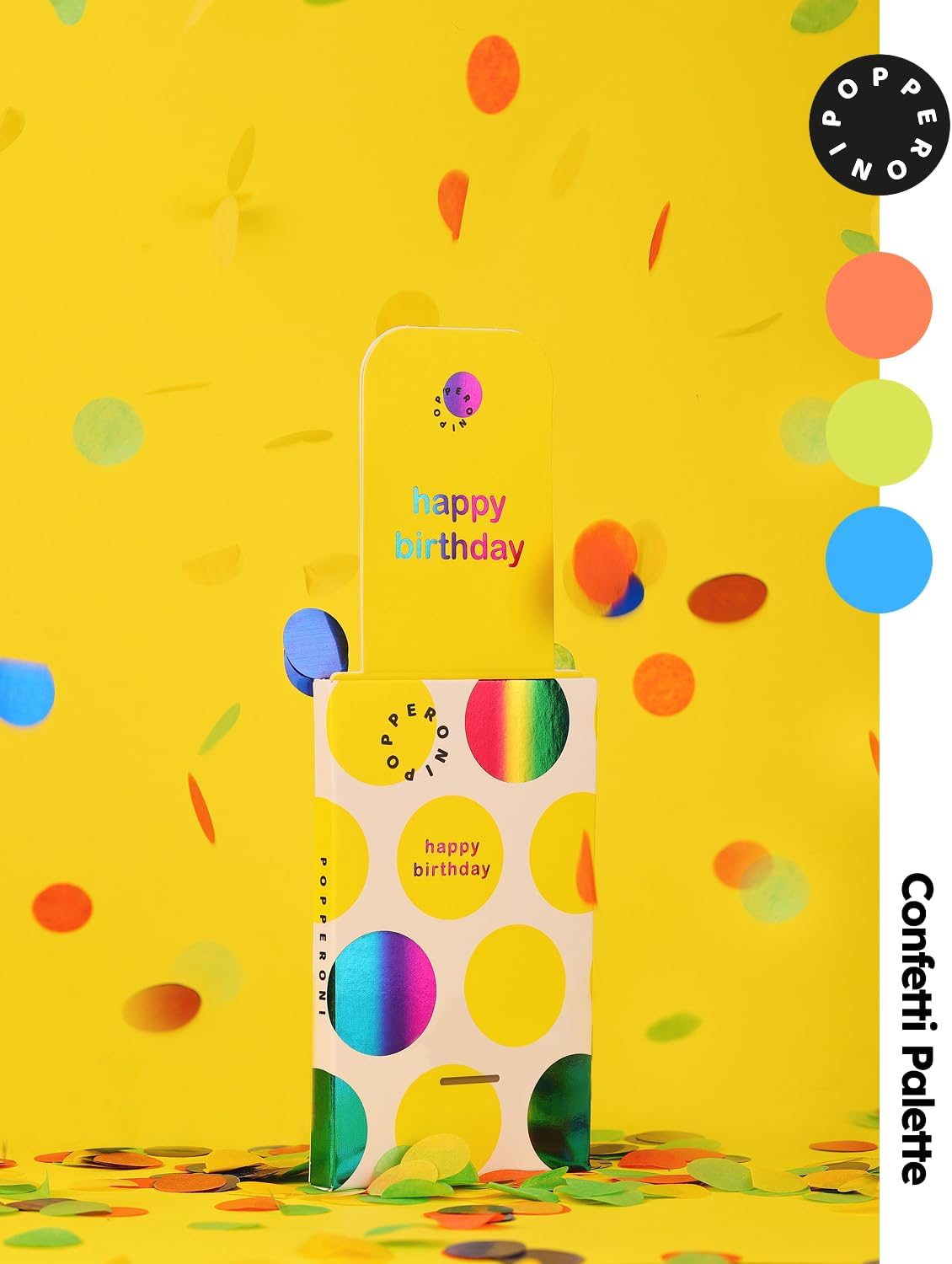 Confetti Popper Birthday Card Pop Up Surprise Greeting Cards Funny Congratulations Gift Idea for Party