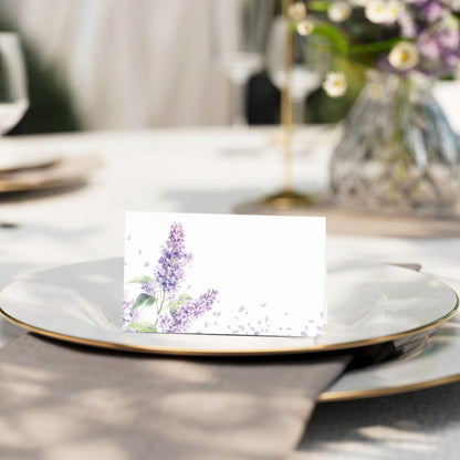 Eucalyptus Leaves Place Cards, Greenery Name Cards for Table Setting, Tented Food Setting Cards for Bridal Shower, Wedding, Baby Showers, Reserved Table Signs, 25 Pack Birthday Party Decorations -10