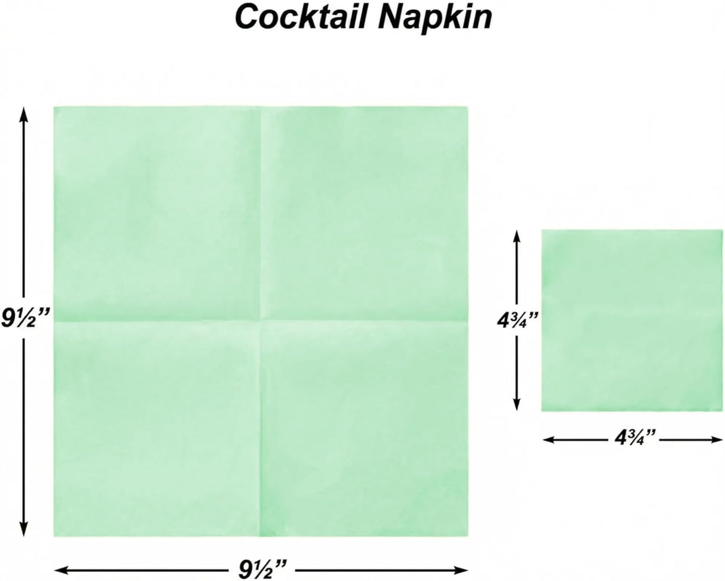 AH AMERICAN HOMESTEAD Cocktail Napkins-Disposable Beverage/Bar Napkins-White Linen-Like Square Napkins-Eco-Friendly & Compostable-Everyday Use, Party or Wedding 4.75inch x 4.75inch (100 Count, White)