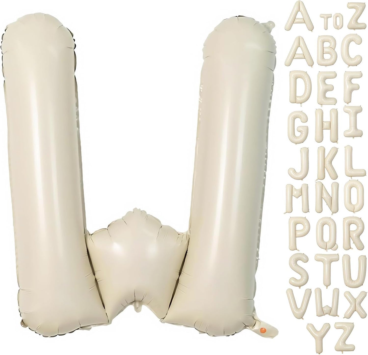 Cream Letter A Balloons,40 Inch Balloons Letter A Mylar Helium Large A Balloon for Birthday Party Anniversary Decorations