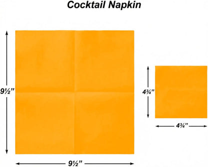 AH AMERICAN HOMESTEAD Cocktail Napkins-Disposable Beverage/Bar Napkins-White Linen-Like Square Napkins-Eco-Friendly & Compostable-Everyday Use, Party or Wedding 4.75inch x 4.75inch (100 Count, White)