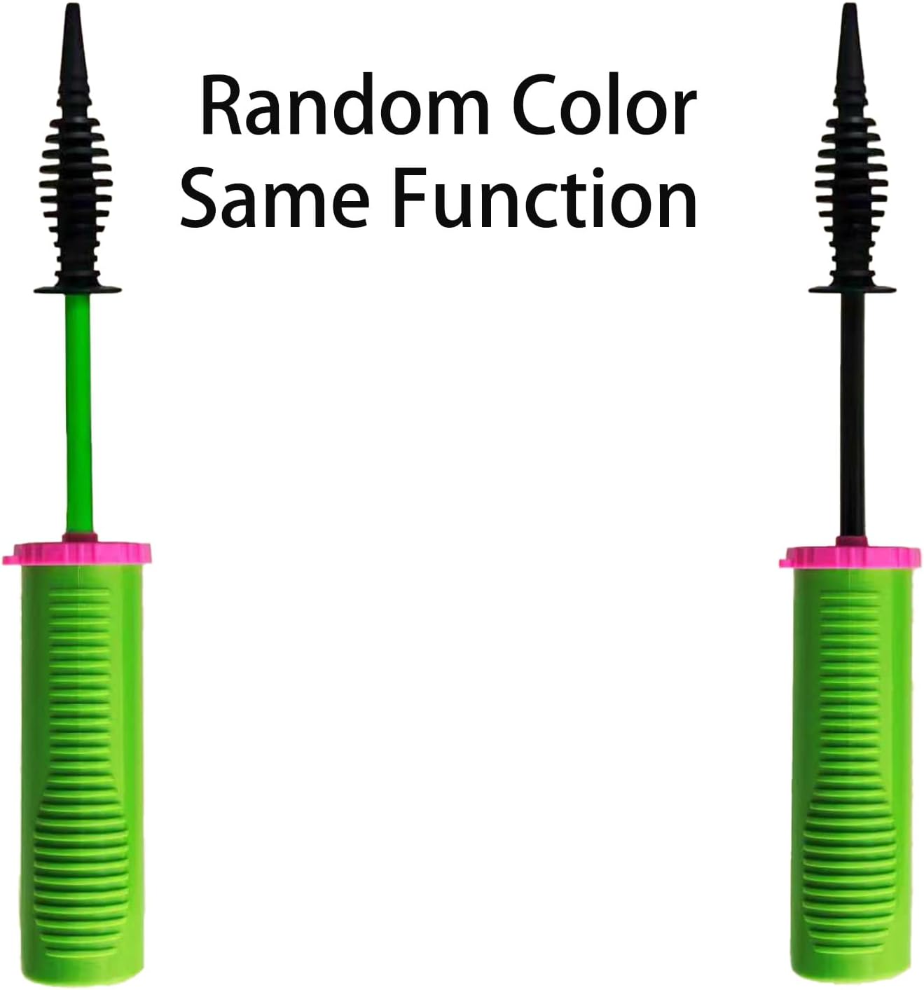 Balloon Pump Hand Held – 2Pack Two Way Dual Action Inflator with Balloon Tying Tool Manual Air Pump for Balloons