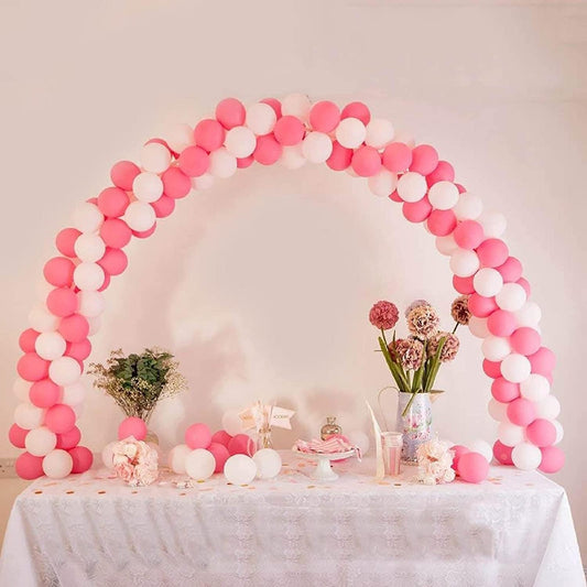 12ft Adjustable Balloon Arch Stand Kit for Different Table Sizes Party Backdrop Decoration Tool,High Strength Glass Fiber Pole for DIY Party Wedding Birthday Baby Shower Kids Decorations