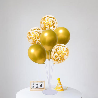 Balloon Stand Kit For Table - 10 Sets Balloon Sticks with Base For Birthday Graduation Party Decorations