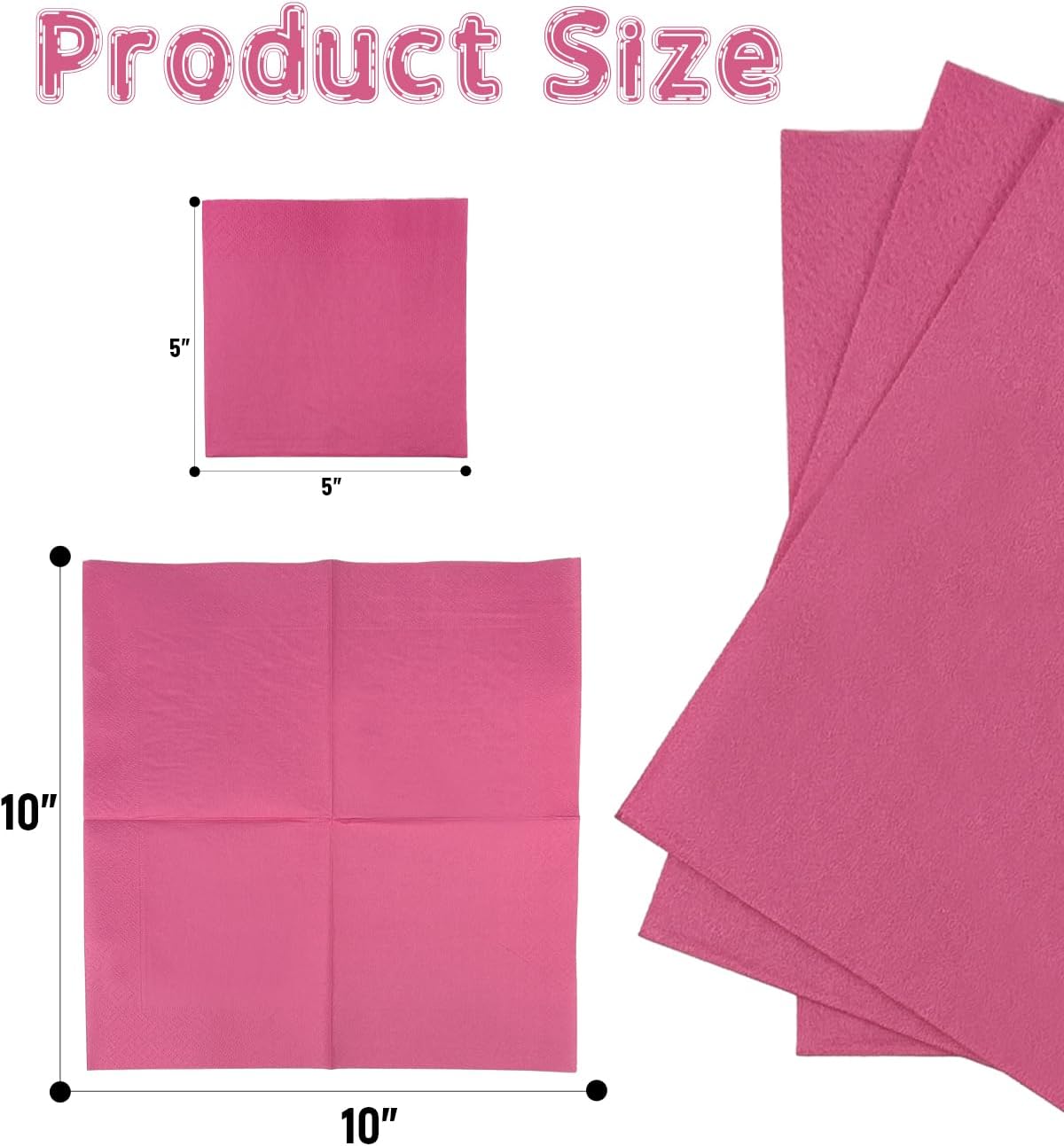 24 colors Cocktail Napkins 5 * 5inch disposable Beverage Napkin paper for Cocktail, Wedding, Dinner，Brithday Party Dessert Wine Paper Napkins（ 120 Count）