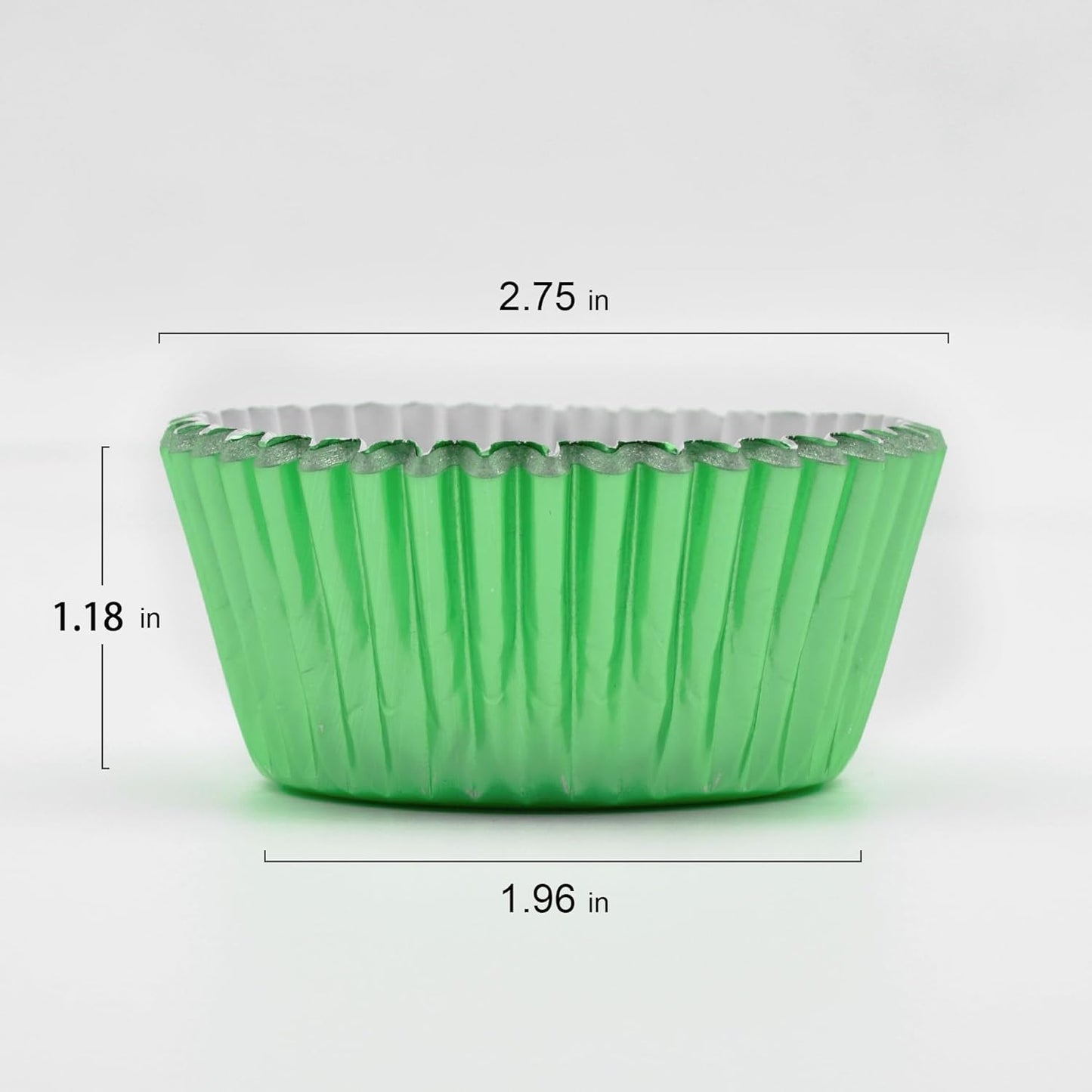200 Pcs Gold Foil Cupcake Liners Standard Baking Cups Muffin Paper Cases