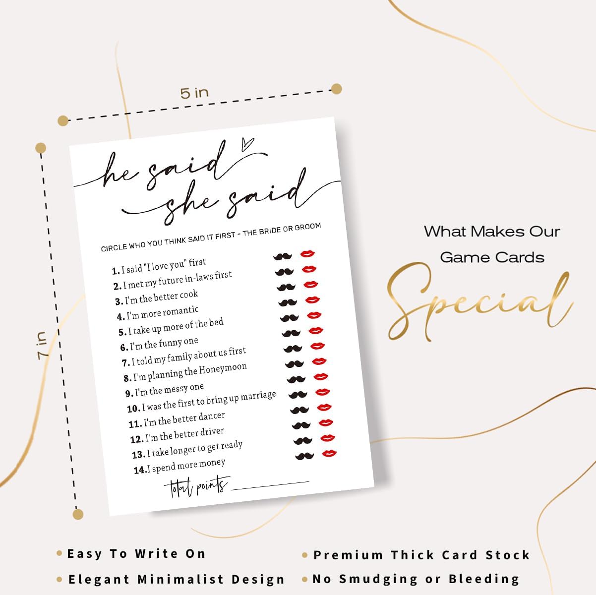 Bridal Shower Bingo, What Will The Bride to Be Receive, 25Pcs Bridal Bingo Game Cards, Engagement Party Games for Guests, Minimalist White Wedding Party Supplies - A18