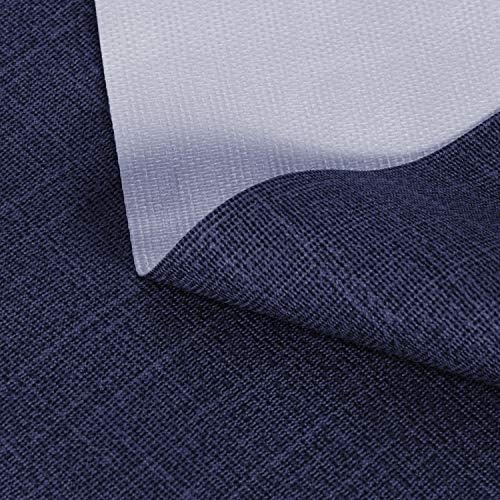 sancua Clear Plastic 100% Waterproof Tablecloth - 54 x 78 Inch - Vinyl PVC Rectangle Table Cloth Protector Oil Spill Proof Wipe Clean Table Cover for Dining Tables, Parties & Camping, Crystal Clear