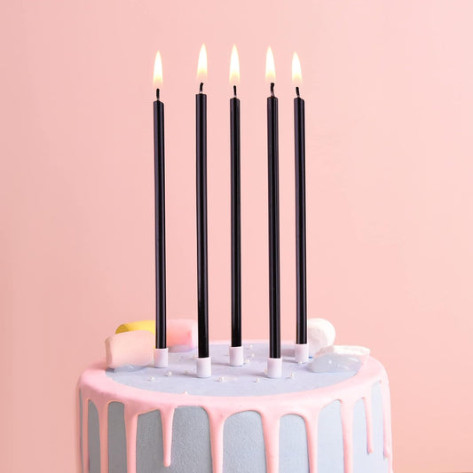 PHD CAKE Champagne Gold Long Thin Metallic Birthday Candles, Cake Candles, Birthday Parties, Wedding Decorations, Party Candles