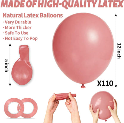110pcs Black Balloon 12 inch, Black Latex Balloons for Birthday Party Baby Shower Wedding(with 2 Ribbons). - Colors B