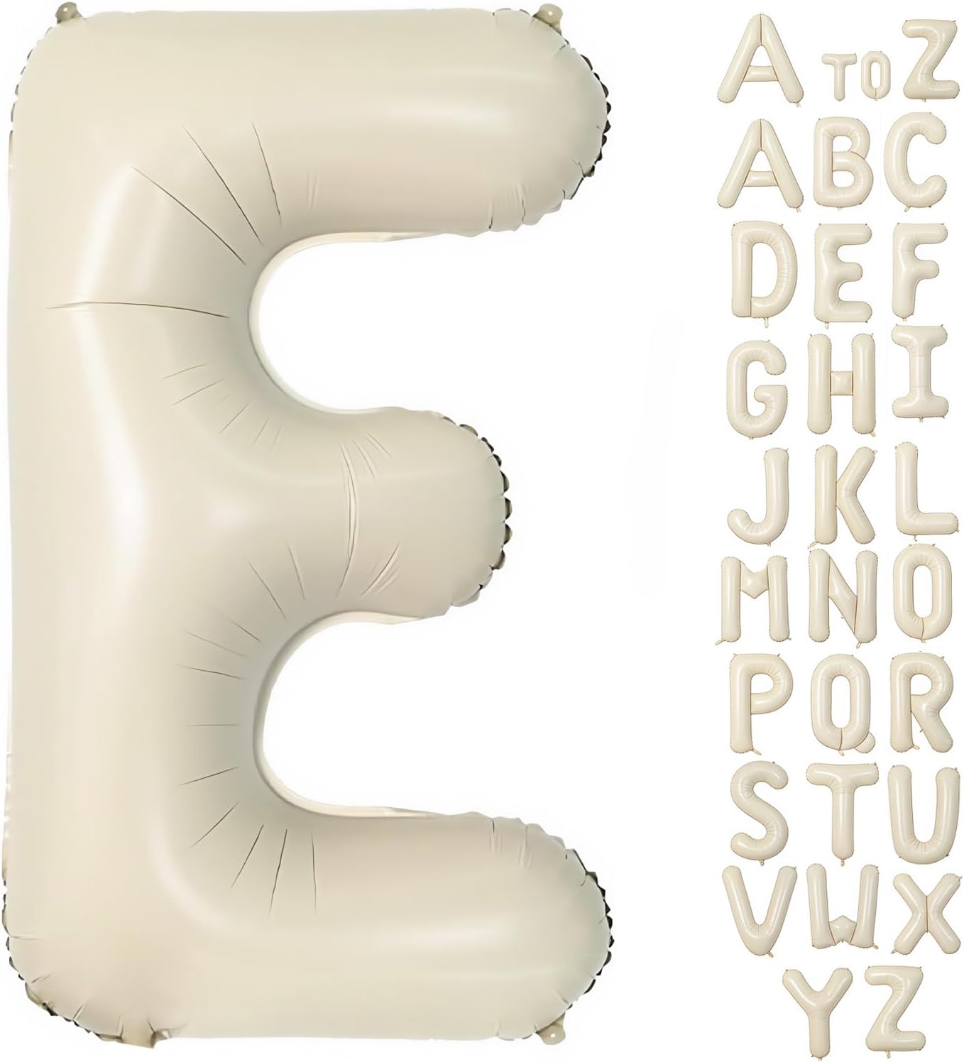 Cream Letter A Balloons,40 Inch Balloons Letter A Mylar Helium Large A Balloon for Birthday Party Anniversary Decorations