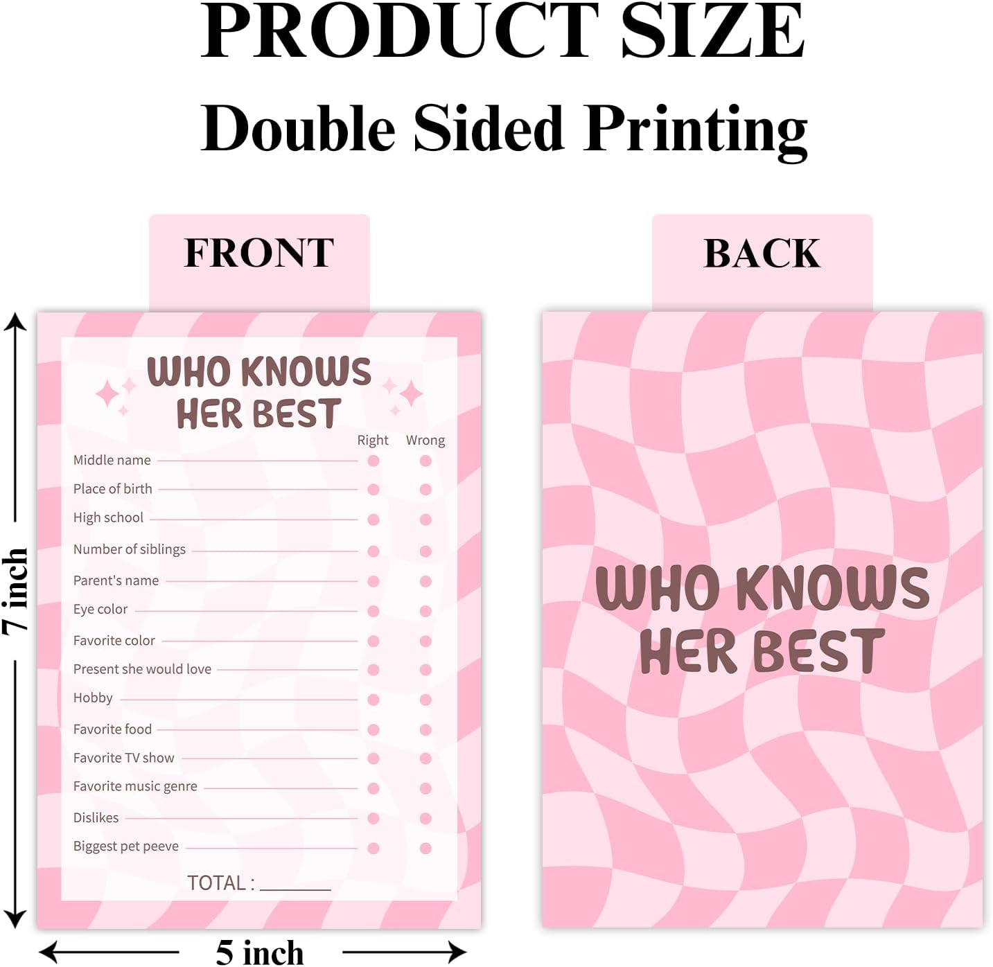 Selfie Scavenger Hunt Birthday Party Games Cards for Birthday Sleepover Slumber Party Pink Sweet Party Favors & Supplies Activity for Women Set of 20 - YY026