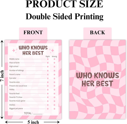 Selfie Scavenger Hunt Birthday Party Games Cards for Birthday Sleepover Slumber Party Pink Sweet Party Favors & Supplies Activity for Women Set of 20 - YY026