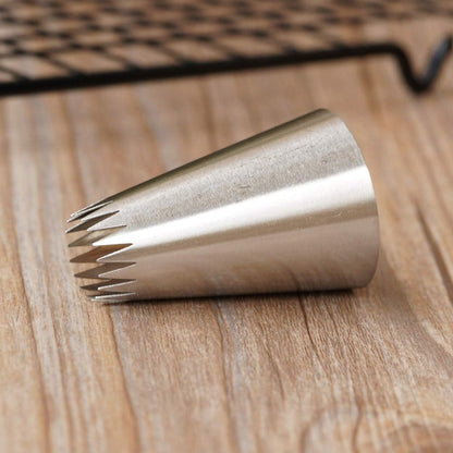 Piping Tips For Cake Decorating, Stainless Steel Icing Piping Nozzles For Pastry Fondant Decorating Tools (C)