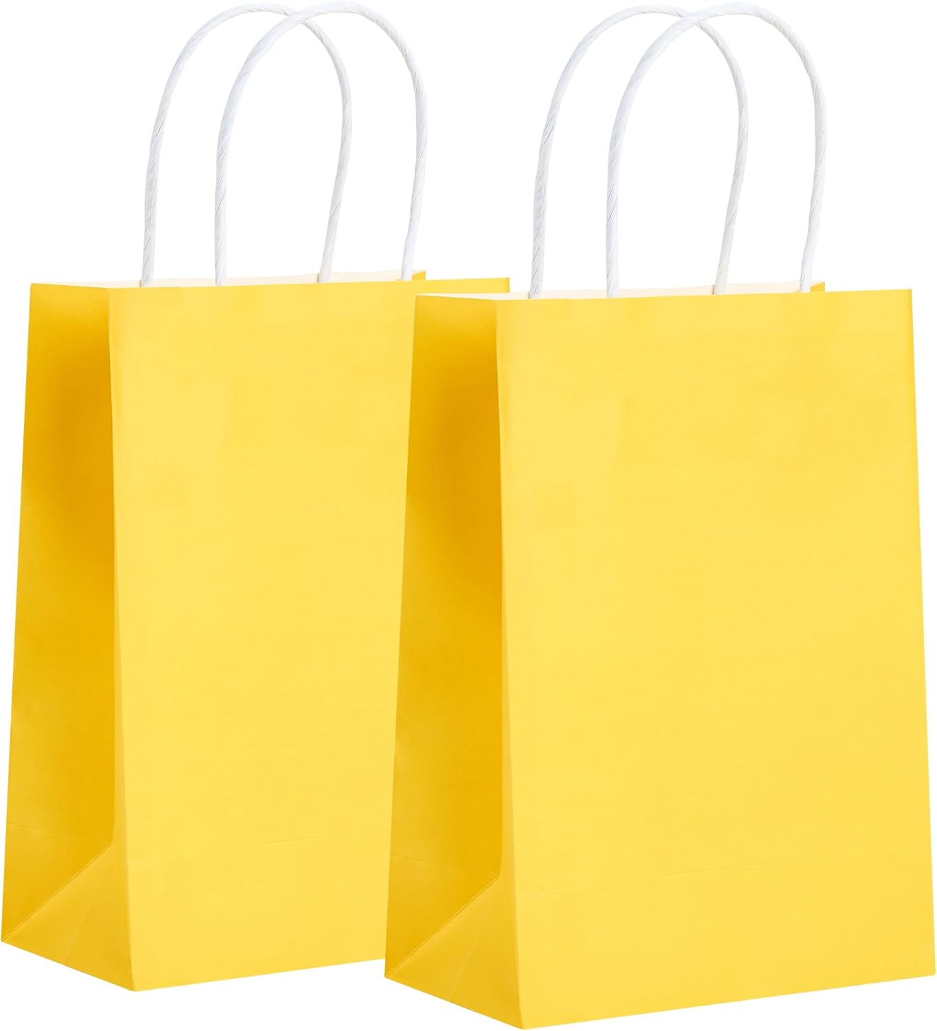 32 Pack Paper Gift Bags with Handles, 5.8"×3.2"×8.25" Party Favor Bags, Gift Bags, Small Gift Bags with Handles, Party Bags, Small Goodie Bags Bulk for Birthday, Crafts, Wedding, Party Supplies (8 Colors)