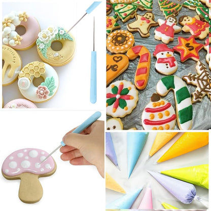 Piping Bags Disposable Pastry Bags 12 Inch 100PCS Thicken and Non-Slip Icing Bags Tipless Frosting Piping Bag for Cake, Cream Frosting and Cookie Decoration Supplies
