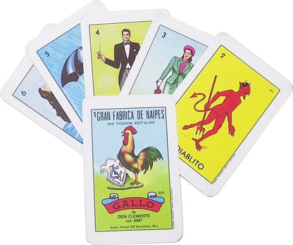 Loteria Authentic Mexican Game, Bingo Game with Colorful Illustrated Cards, Don Clemente Brand (10 Tablas (10 Boards))