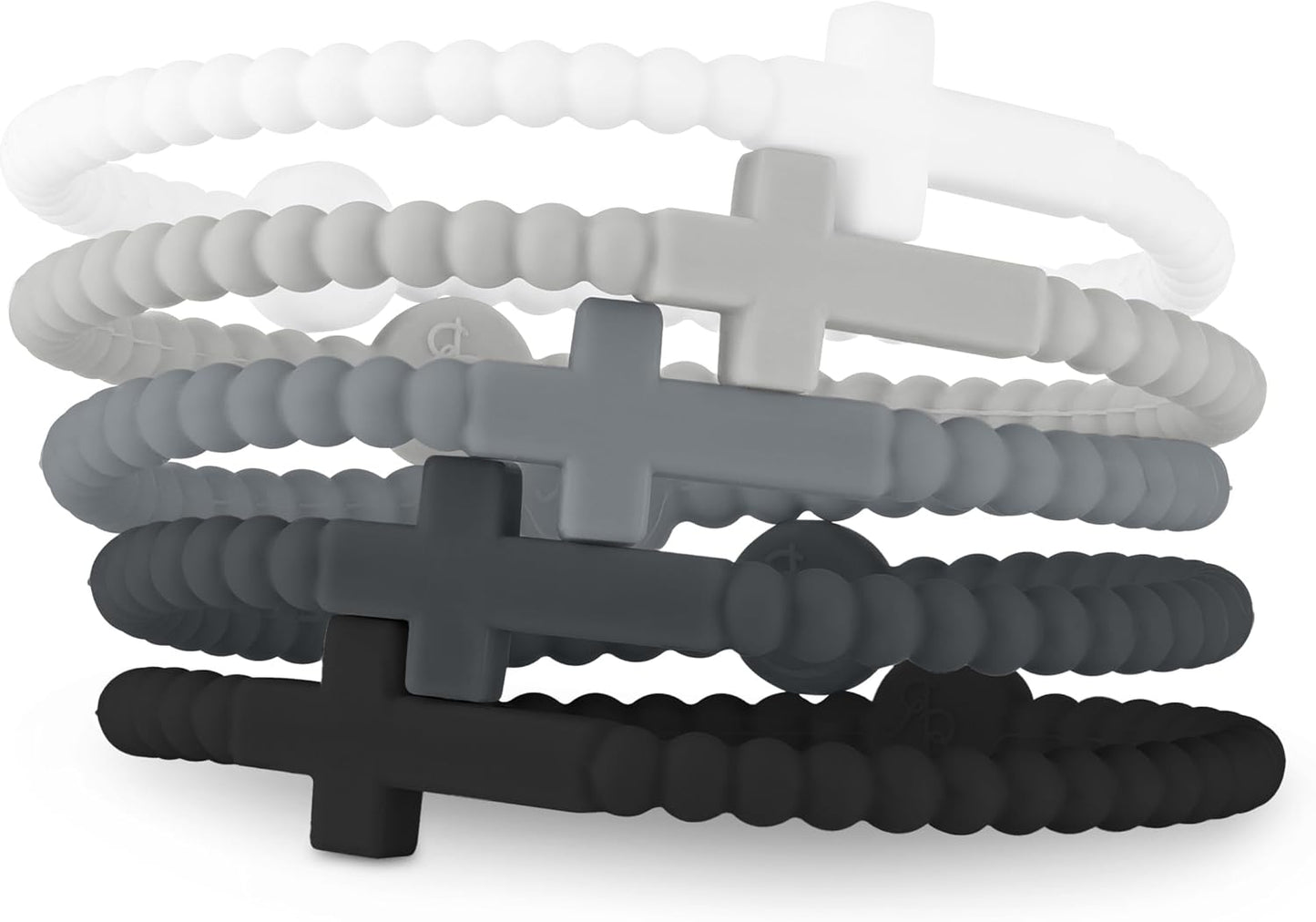 Ryan & Rose Jesus Bracelets - Cross Silicone Bracelet