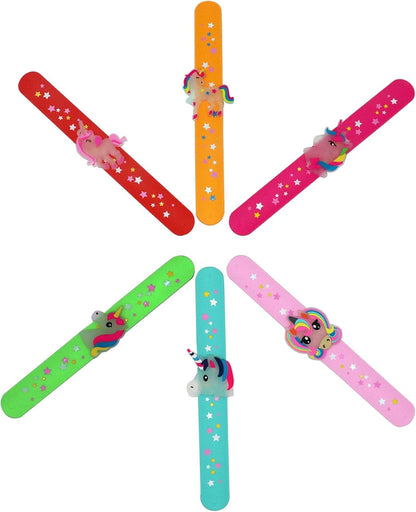 Cat Slap Bracelets for party- Silicone Wristbands Adjustable Party Favors, Classroom Prizes, Carnival Games - Birthday Gifts for Adults(6Pack)-LOCHSOEL