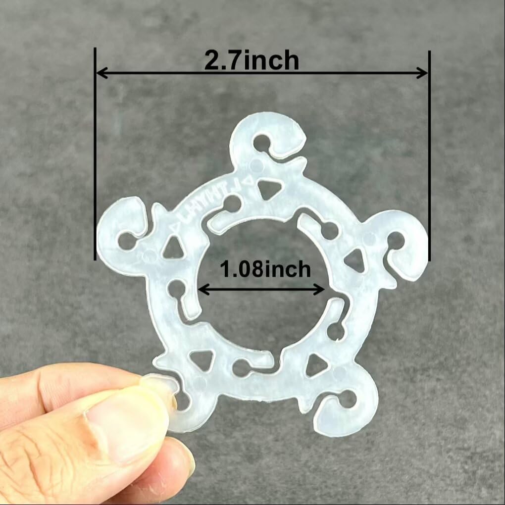80 Balloon Clips and 100 Dots Glue Points and a Tie, Connector, for wedding, parties, etc. Arch tool