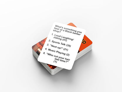 HoodFued : The Ultimate Family Trivia Card Game - A Culture-Centric Game That Brings Friends and Family Together for Fun and Knowledge and More Fun Than The Hood Charades Game for Family or Tabu