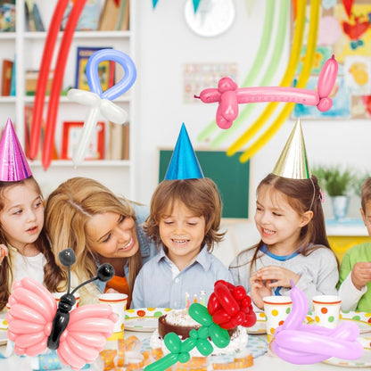 260 Balloons Clear 100 Pcs Long Balloons For Tying Balloon Arch Back To School Animal Balloon Clear 260 Globos Largos Para Hacer Figuras Birthday Valentines Party Decor