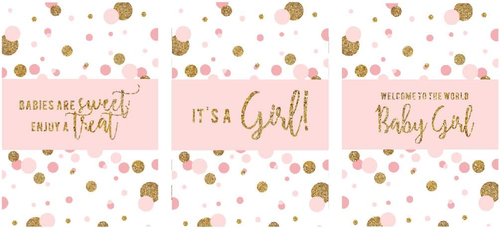Andaz Press Blush Pink Gold Glitter Girl Baby Shower, Printable Table Tent Place Cards, 20-Pack, Seat Placement Cards Blank Place Cards For Table Settings Name Cards for Wedding, Graduation Food Cards - Colors B