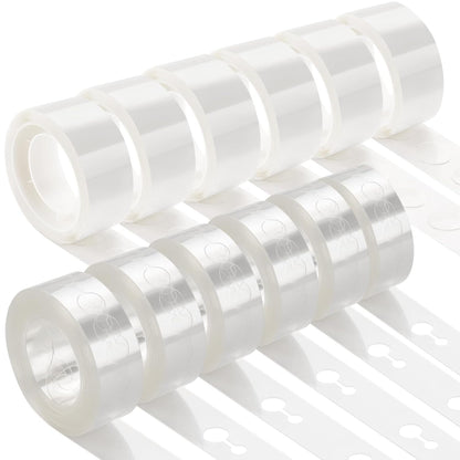 KICNIC Balloon Arch Strip Kit for Garland, 32.8 Feet Balloon Tape Strips and 200 Glue Point Dot Stickers for Party Wedding Birthday Baby Shower Graduation Decorations